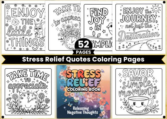Download Stress Relief Quotes Coloring Pages - Stress Collection