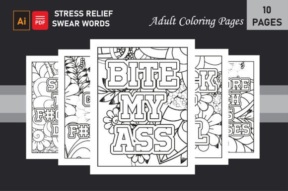 Download Stress Relief Adult Coloring Pages - Stress Collection