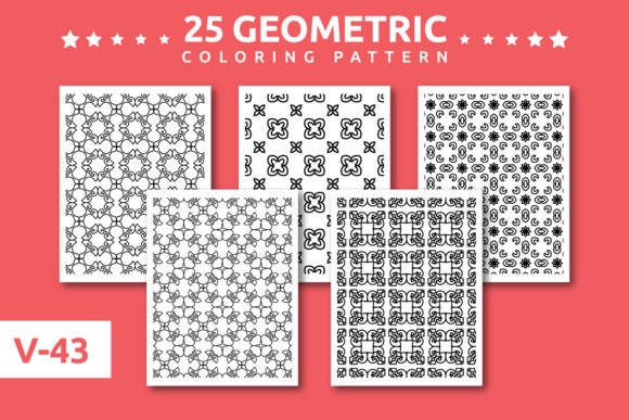 Download Pattern Set  - KDP Coloring Pages - Pattern Collection