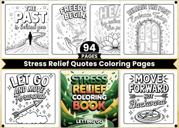 Download Stress Relief Quotes Coloring Pages - Stress Collection