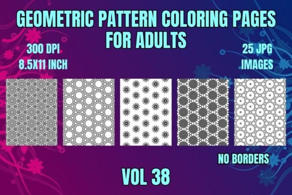 Download KDP Adult Coloring Pattern Pages - Pattern Collection