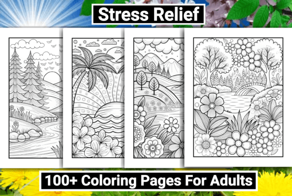 Download Stress Relief Adult Coloring Pages - Stress Collection