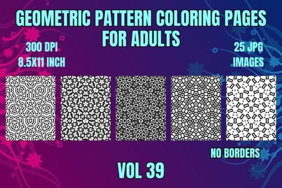 Download KDP Adult Coloring Pattern Pages - Pattern Collection