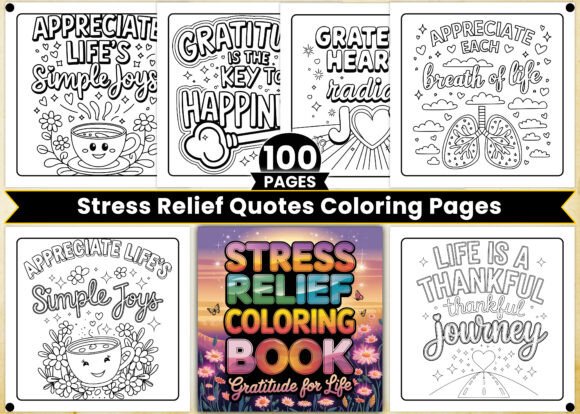 Download Stress Relief Quotes Coloring Pages - Stress Collection