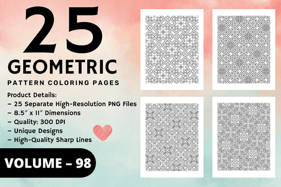 Download Adult Geometric Pattern Coloring Pages - Pattern Collection