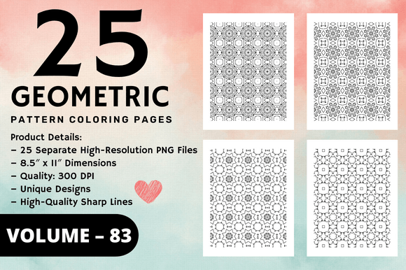 Download Adult Geometric Pattern Coloring Pages - Pattern Collection
