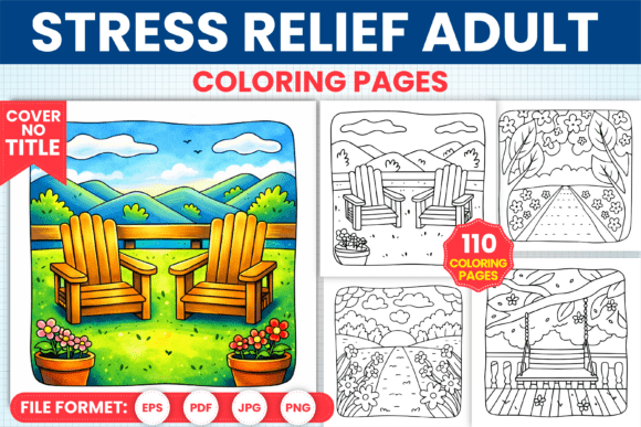 Download Stress Relief Adult Coloring Book Pages - Stress Collection