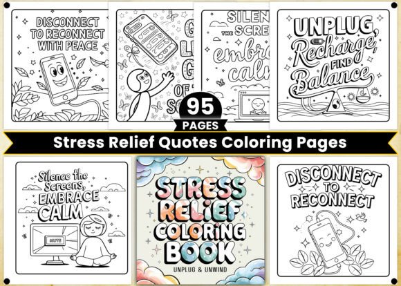 Download Stress Relief Quotes Coloring Pages - Stress Collection