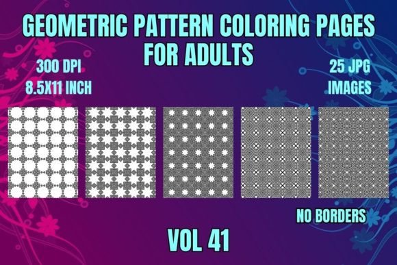 Download KDP Adult Coloring Pattern Pages - Pattern Collection