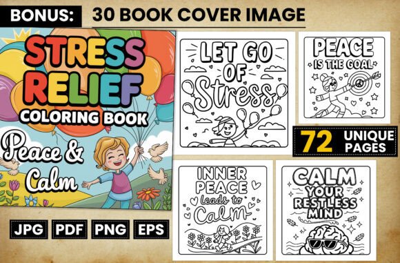 Download Stress Relief Quotes Coloring Pages - Stress Collection