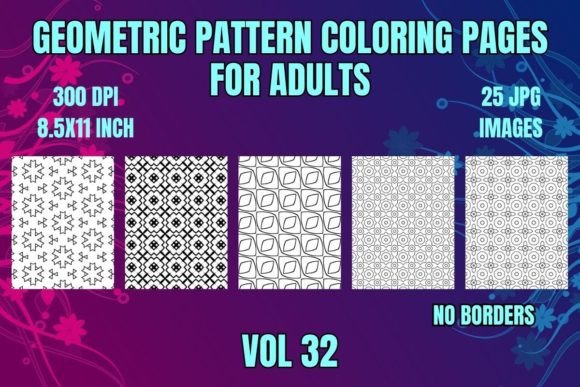 Download KDP Geometric Pattern Pages - Pattern Collection