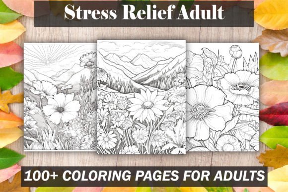 Download Stress Relief Adult Coloring Pages - Stress Collection