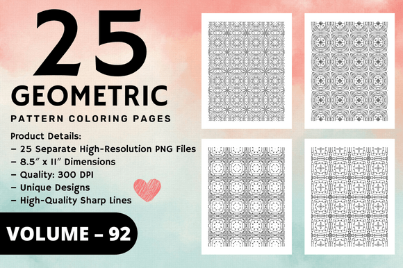Download Adult Geometric Pattern Coloring Pages - Pattern Collection