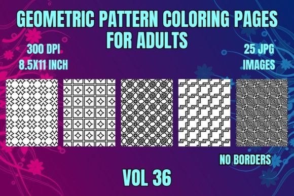 Download KDP Adult Coloring Pattern Pages - Pattern Collection