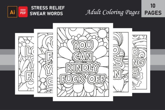 Download Stress Relief Adult Coloring Pages - Stress Collection