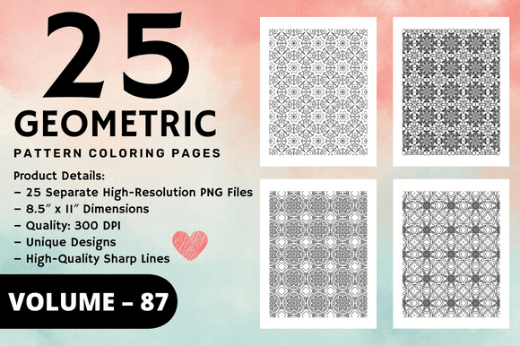 Download Adult Geometric Pattern Coloring Pages - Pattern Collection