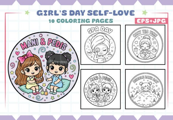 Download Girl’s Day Self-Love Coloring Pages - Premium Resources