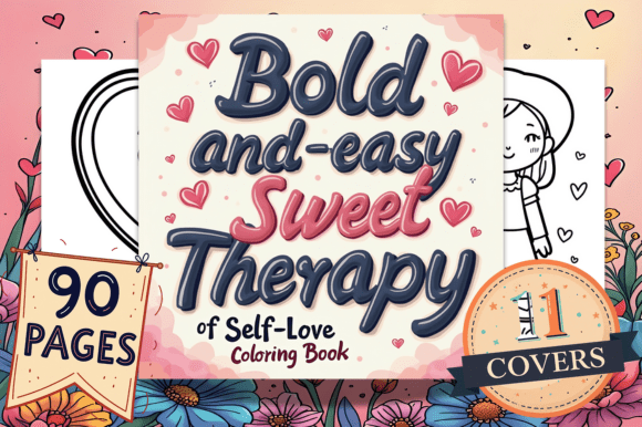 Download Sweet Therapy of Self Love Coloring Page - Premium Bundle