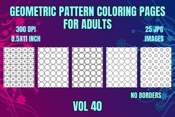 Download KDP Adult Coloring Pattern Pages - Pattern Collection