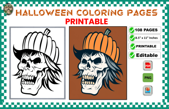 Download Horror and Happy Halloween Coloring Page - Happy halloween Collection