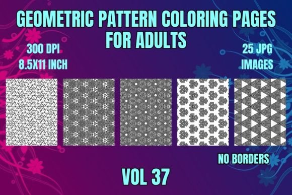 Download KDP Adult Coloring Pattern Pages - Pattern Collection