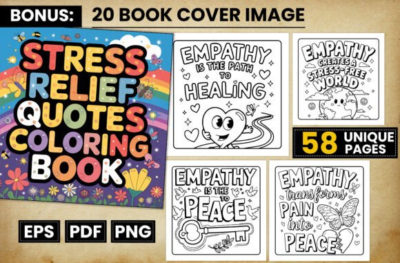 Download Stress Relief Quotes Coloring Pages - Stress Collection