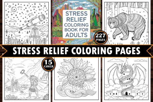 Download Stress Relief Coloring Pages for Adults - Stress Collection