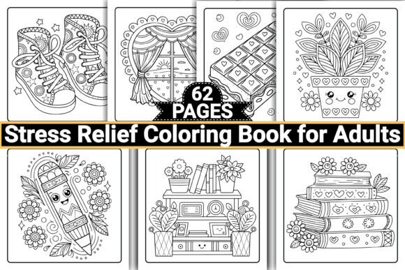 Download Stress Relief Coloring Pages for Adults - Stress Collection