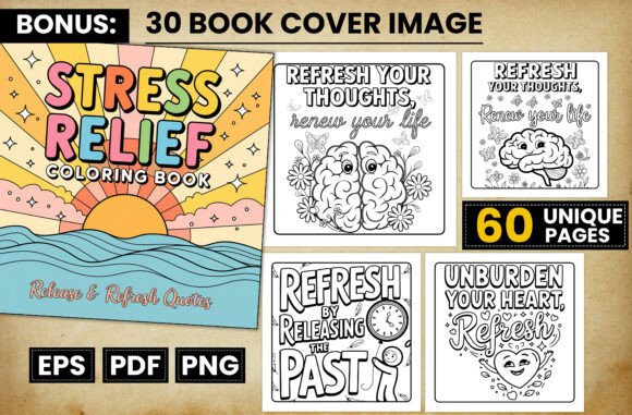 Download Stress Relief Quotes Coloring Pages - Stress Collection